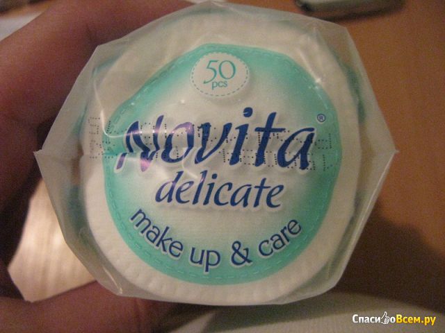 Ватные диски Novita Delicate Make up & Care