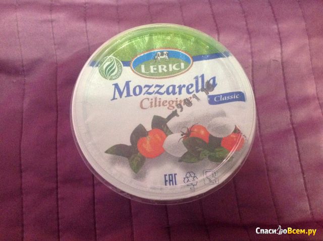 Сыр мягкий "Моцарелла" Mozzarella Ciliegine Classic "Lerici"