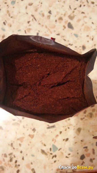Кофе молотый Черная карта "Арабика" для заваривания в чашке, высший сорт
