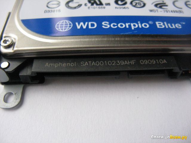 Жесткий диск Western Digital WD2500BEVT Scorpio Blue 250 GB