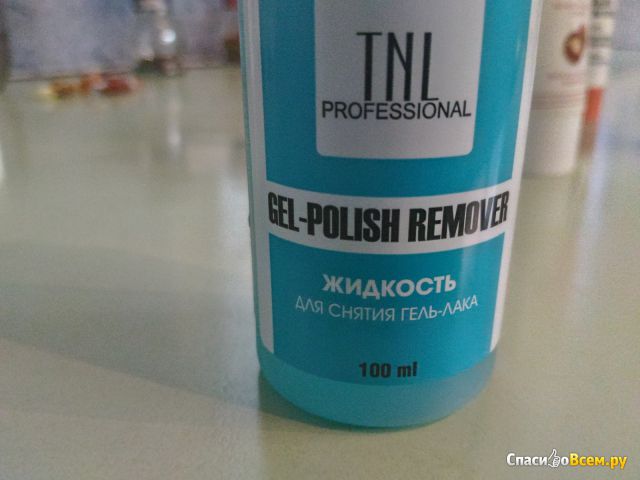 Жидкость для снятия гель-лака "TNL Professional" Gel-polish remover
