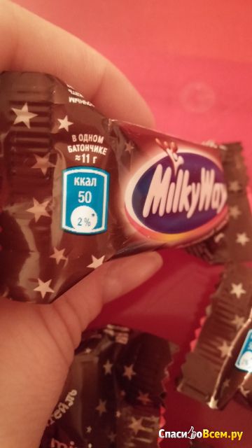 Шоколадный батончик Milky Way Minis "Шоколадный коктейль"