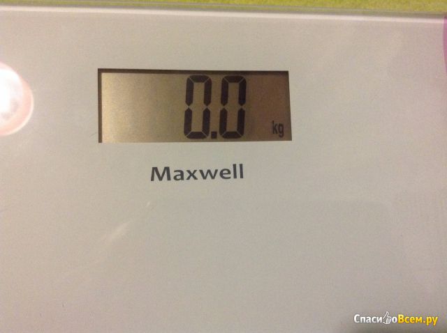 Напольные электронные весы Maxwell MW-2657W