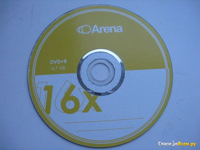 Диск Arena DVD+R 4.7 GB 16X