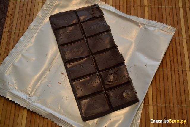 Темный шоколад «Сладкий остров» с начинкой Трюфель