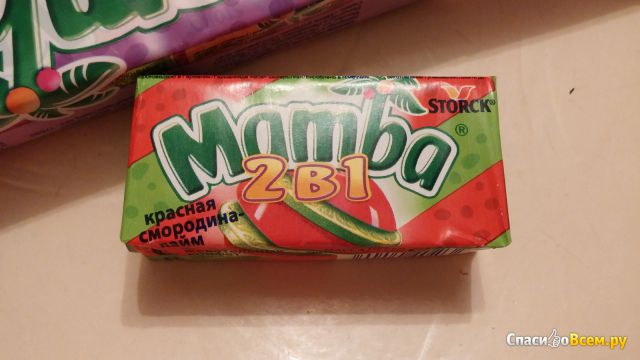 Жевательные конфеты "Mamba"
