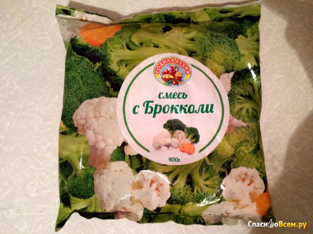 Замороженные овощи "Родная кухня" Смесь с брокколи
