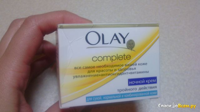 Крем для лица ночной Olay Essentials Complete для нормальной, сухой и комбинированной кожи