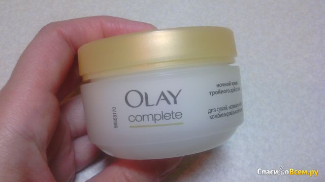 Крем для лица ночной Olay Essentials Complete для нормальной, сухой и комбинированной кожи