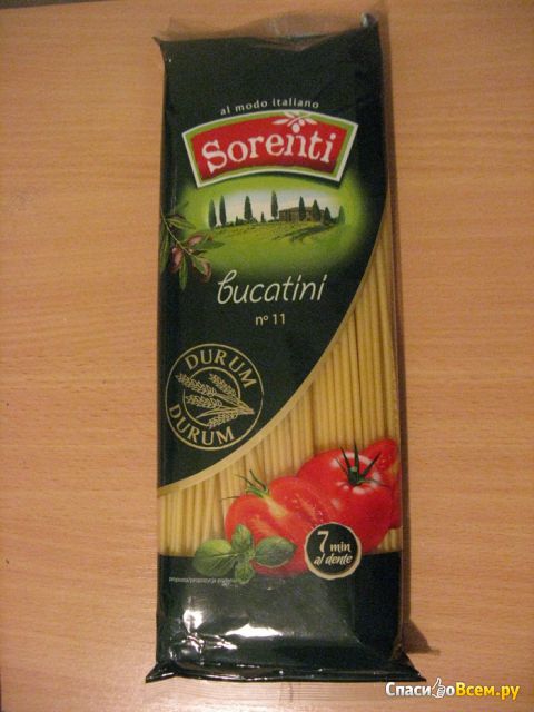Макаронные изделия Sorenti "Bucatini №11"