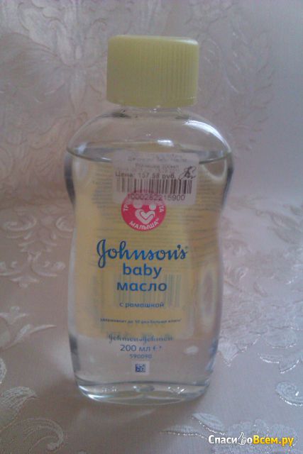 Детское масло Johnson`s Baby с ромашкой