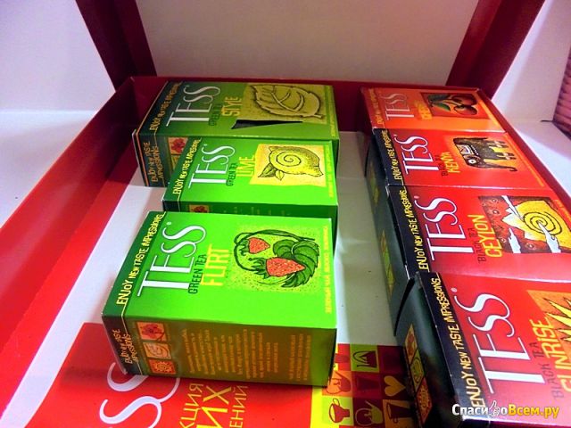 Коллекция листового чая "Tess" Ассорти 12 сортов в подарочной упаковке