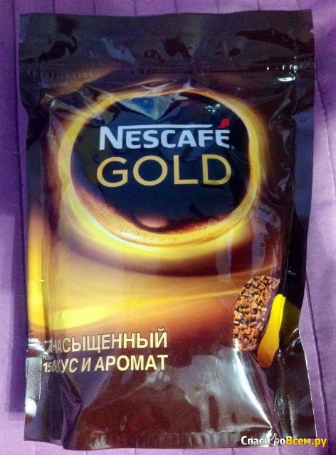 Кофе растворимый Nescafe Gold