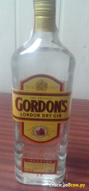 Джин Gordon's London Dry Gin The Original