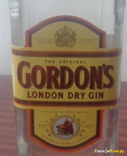 Джин Gordon's London Dry Gin The Original