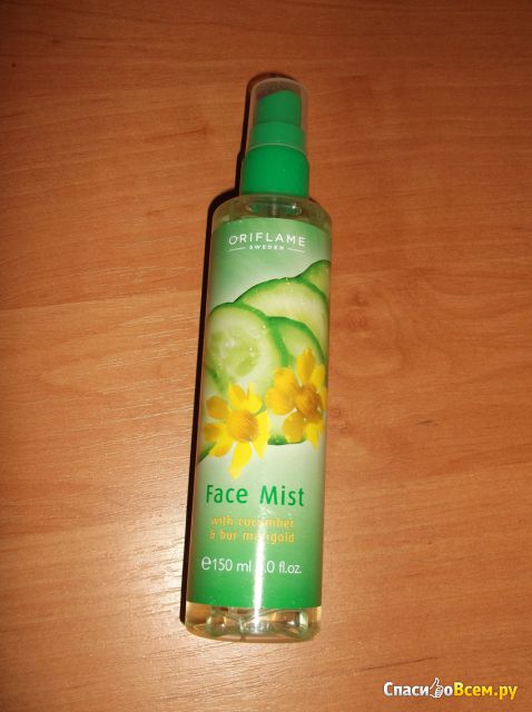 Спрей для лица Oriflame Face Mist Cucumber & bur marigold
