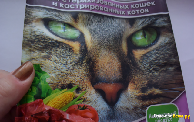 Сухой корм для кошек Ночной охотник "Для стерилизованных кошек и кастрированных котов"