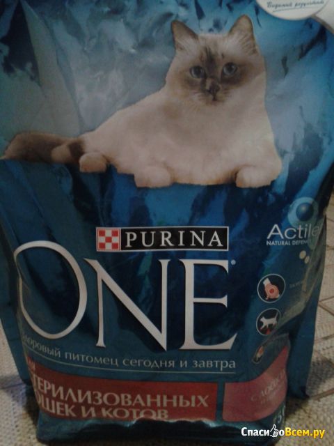 Сухой корм Purina One для стерилизованных кошек и котов