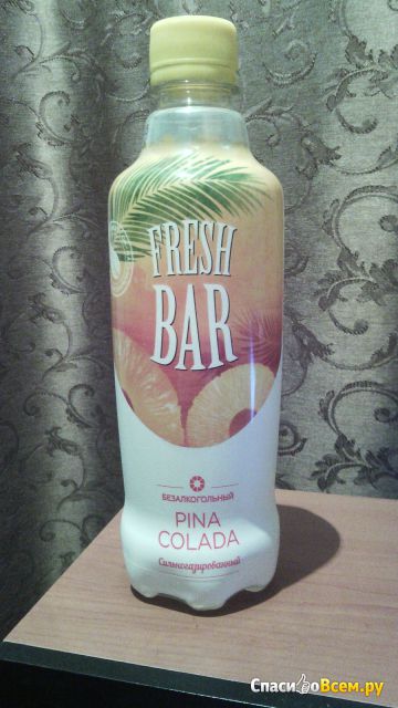 Сильногазированный безалкогольный напиток Fresh Bar Pina Colada