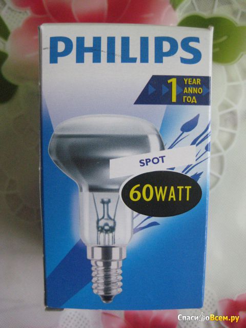 Электрическая лампа накаливания Philips Spot 60w