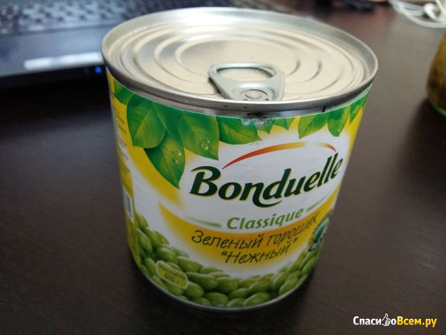 Горошек зеленый консервированный «Bonduelle» нежный