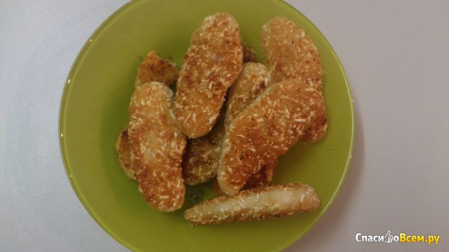 Стрипсы куриные "Мираторг" в картофельной панировке