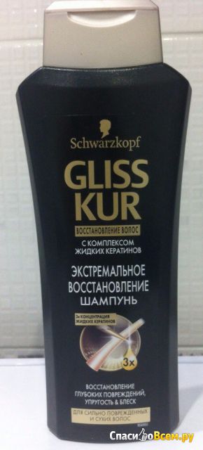 Шампунь Schwarzkopf Gliss Kur "Экстремальное восстановление"