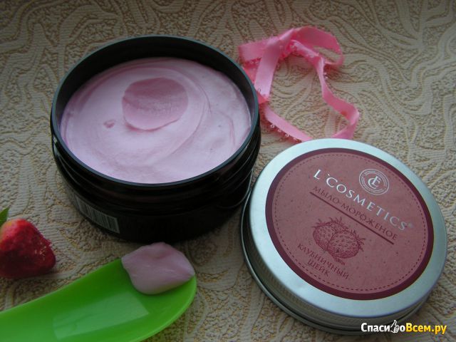 Мыло-мороженое L’Cosmetics "Клубничный шейк"