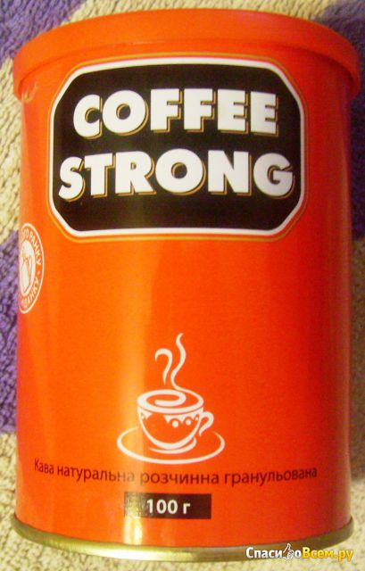Растворимый кофе Coffee Strong