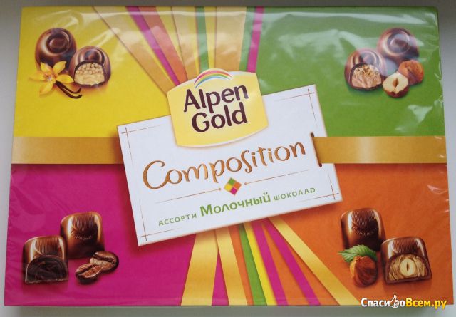 Конфеты шоколадные "Alpen Gold Composition"