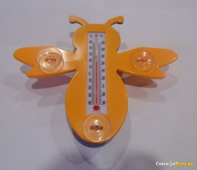 Термометр оконный Planet Garden "Пчелка" для крепления на стекло