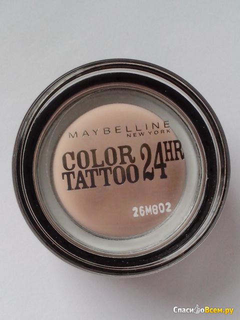 Тени для век Maybelline Color Tattoo 24 Creamy Mattes #91 Creme De Rose