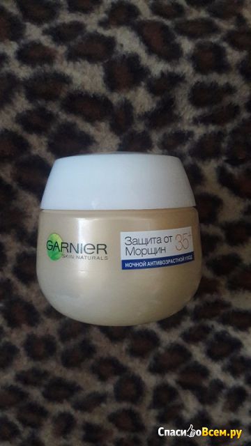 Крем для лица Garnier Skin Naturals "Защита от морщин" 35+ ночной уход