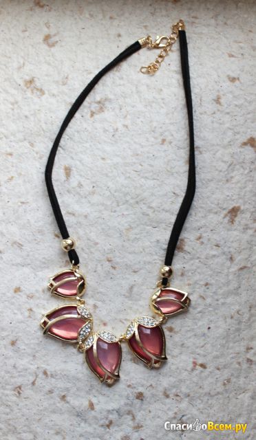 Ожерелье Ora Jewelry New Design Flower Necklaces Zinc Alloy Opal Rhinestone Rope Chain Pendant Neckl