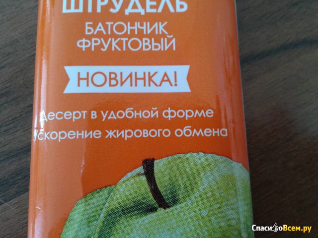 Батончик фруктовый Леовит Био Слимика "Яблочный штрудель"