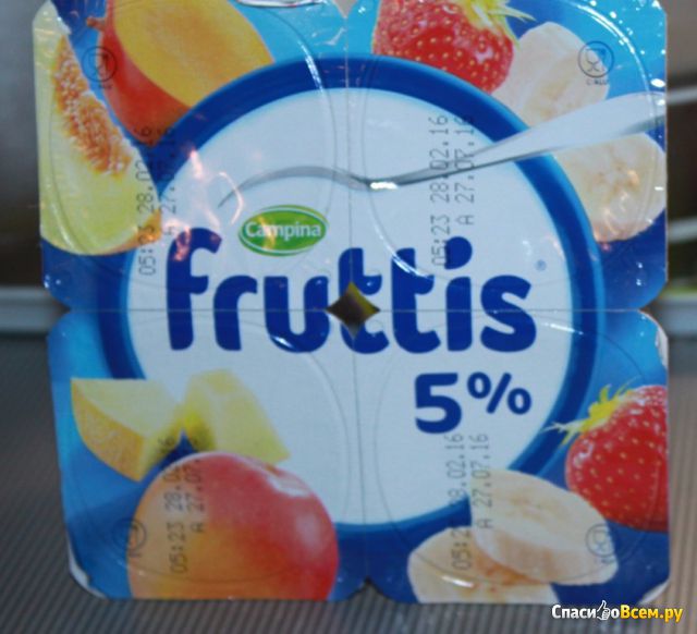 Продукт йогуртный пастеризованный Fruttis "Сливочное лакомство" Персик