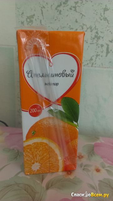 Апельсиновый нектар "Кубснаб"