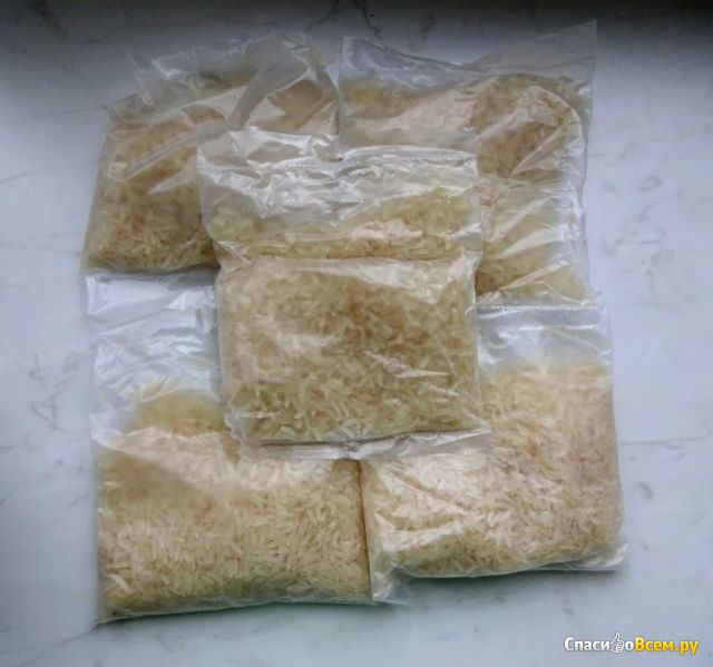 Рис "Дикси" пропаренный в варочных пакетах