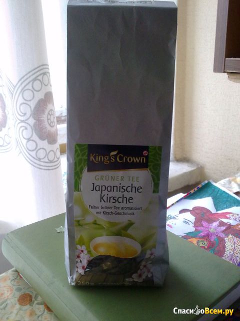Чай зелёный Kings Crown Japanische Kirsche