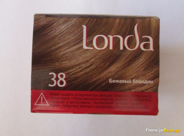 Краска для волос Londa Технология смешивания тонов №38 Бежевый блондин