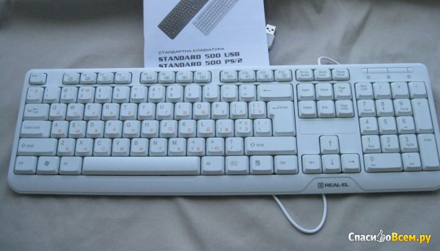 Клавиатура Real-El Standard 500