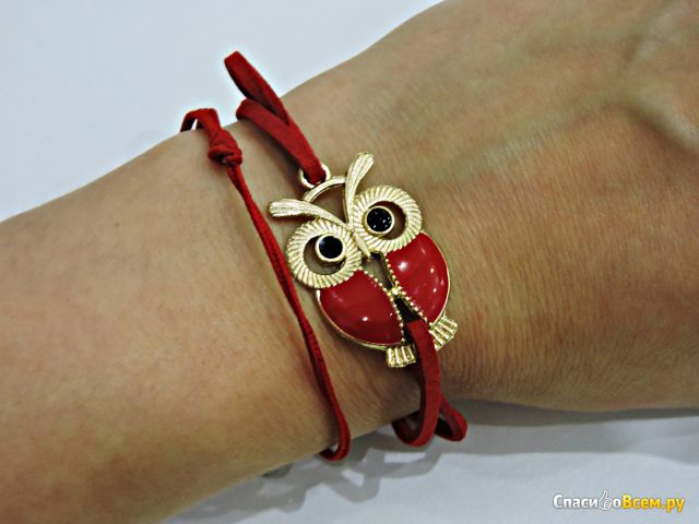 Браслет Yiwu Alan Technology New female retro jewelry owl animal imitation leather bracelet