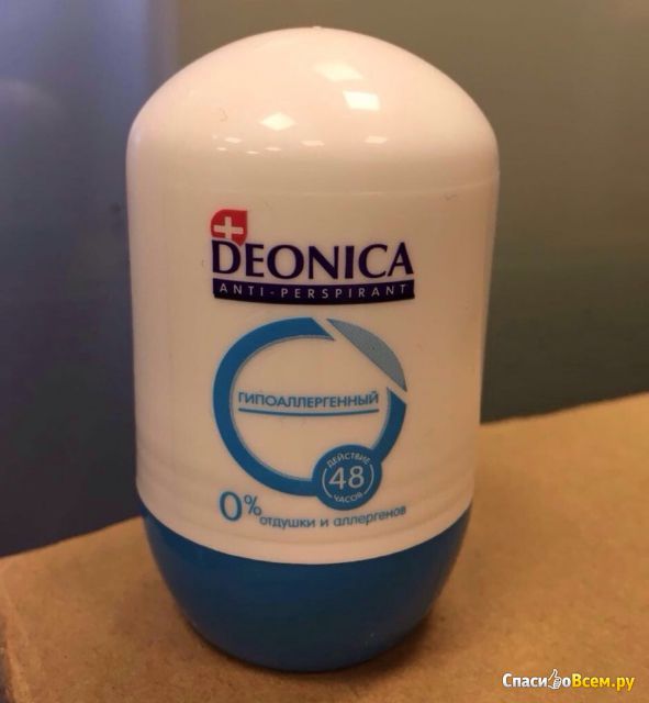Дезодорант-антиперспирант Deonica роликовый гипоаллергенный