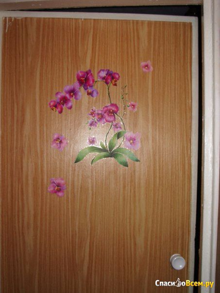 Интерьерная наклейка "Акварельная орхидея" Decoretto