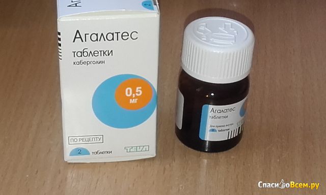 Таблетки для предотвращения секреции молока "Агалатес"