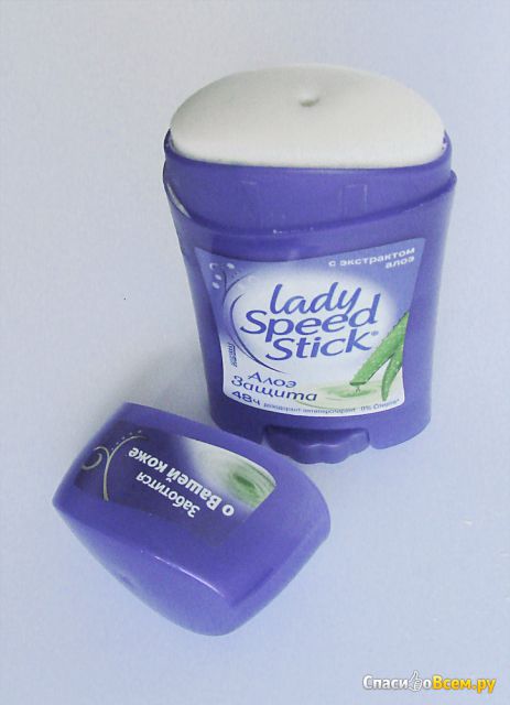 Дезодорант-антиперспирант Lady Speed Stick с экстрактом алоэ Защита 48 часов