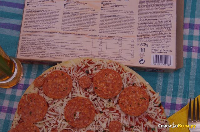Пицца Dr. Oetker Ristorante Pizza Pepperoni-Salame