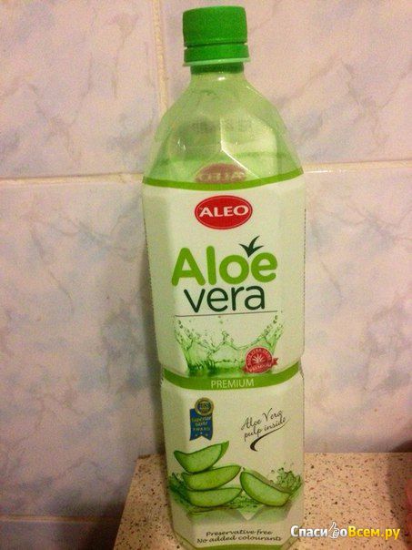 Напиток безалкогольный Aleo Aloe Vera premium