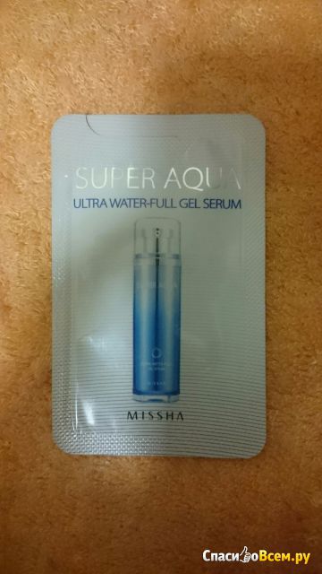 Интенсивная увлажняющая гель-сыворотка для лица Missha Super Aqua Ultra Waterfull Gel Serum