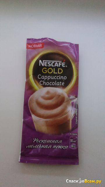 Кофейный напиток Nescafe Gold Cappuccino Chocolate